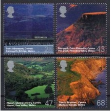 GRB2565M-SÉRIE UMA VIAGEM BRITÂNICA - PAISAGENS DO PAÍS DE GALES - GRÃ-BRETANHA - 2004 - MINT