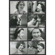 GRB2742NS-SÉRIE SE-TENANTS 80º ANIVERSÁRIO DA RAINHA ELIZABETH II - GRÃ-BRETANHA - 2006 - N
