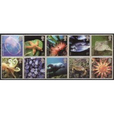 GRB2837MS-SÉRIE FAUNA MARINHA - GRÃ-BRETANHA - 2007 - MINT