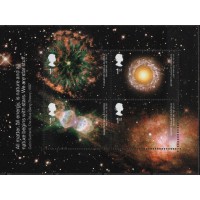GRBB018M-BLOCO ASTRONOMIA - GRÃ-BRETANHA - 2002 - MINT