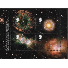 GRBB018M-BLOCO ASTRONOMIA - GRÃ-BRETANHA - 2002 - MINT