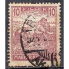 HUN0288U-SELO CAMPONESES, 10FI - HUNGRIA - 1920/23 - U