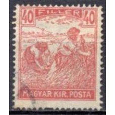HUN0289U-SELO CAMPONESES, 40FI - HUNGRIA - 1920/23 - U