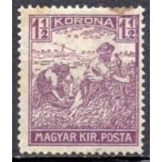 HUN0294N-SELO CAMPONESES, 1 1/2K - HUNGRIA - 1920/23 - N