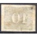 IM0011U.06-SELO VERTICAL, 10 RÉIS - 1850 - U