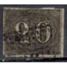 IM0012U.01-SELO VERTICAL, 20 RÉIS - 1850 - U