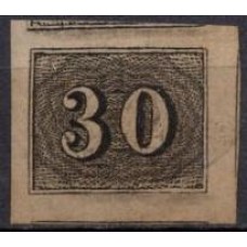 IM0013N.06-SELO VERTICAL, 30 RÉIS - 1850 - N