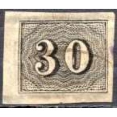 IM0013U.08-SELO VERTICAL, 30 RÉIS - 1850 - U