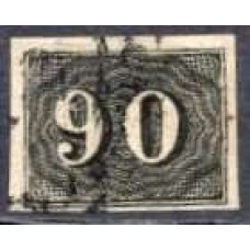 IM0015U.01-SELO VERTICAL, 90 RÉIS - 1850 - U