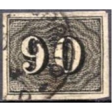 IM0015U.04-SELO VERTICAL, 90 RÉIS - 1850 - U