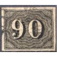 IM0015U.05-SELO VERTICAL, 90 RÉIS - 1850 - U