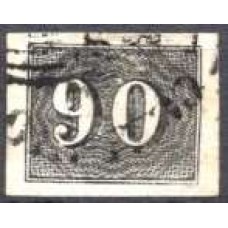 IM0015U.07-SELO VERTICAL, 90 RÉIS - 1850 - U