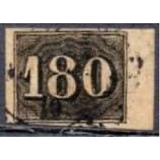 IM0016U.01-SELO VERTICAL, 180 RÉIS - 1850 - U