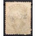 IM0026U.08-SELO DOM PEDRO II DENTEADO, 80 RÉIS VIOLETA NEGRO - 1866 - U