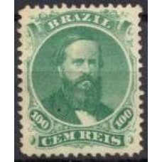 IM0027N.03-SELO DOM PEDRO II DENTEADO, 100 RÉIS - 1866 - N