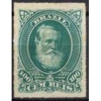 IM0041N.02-SELO DOM PEDRO II BARBA BRANCA, 100 RÉIS - 1877 - N