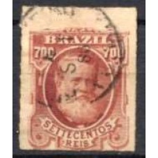 IM0045U.03-SELO DOM PEDRO II BARBA BRANCA, 700 RÉIS - 1878 - U