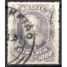IM0046U.03-SELO DOM PEDRO II BARBA BRANCA, 1000 RÉIS - 1878 - U