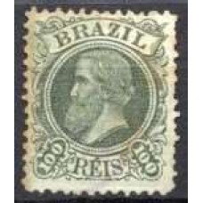 IM0049U.02-SELO DOM PEDRO II CABEÇA PEQUENA, 100 RÉIS - 1881 - U