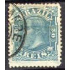 IM0053U.01-SELO DOM PEDRO II CABEÇA GRANDE, 50 RÉIS - 1885 - U