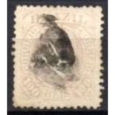 IM0058U.03-SELO DOM PEDRO II FUNDO CRUZADO - 1883 - U