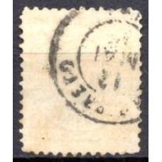 IM0064U.01-SELO CIFRA, 100 RÉIS CIFRA BRANCA - 1885 - U