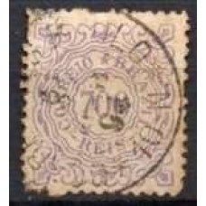 IM0068U.02-SELO CIFRA, 700 RÉIS - 1888 - U