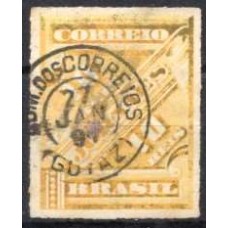 JO0001U.01-SELO JORNAIS CIFRAS OBLÍQUAS, 10 RÉIS - 1889 - N