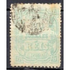 JO0020U.06-SELO JORNAIS CIFRA HORIZONTAL, 20 RÉIS - 1890 - U