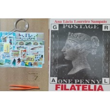 KIT0001-KIT FILATÉLICO MINHA PRIMEIRA COLEÇÃO DE SELOS BRASIL