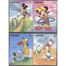 LES0989M-SÉRIE JOGOS INFANTIS II - LESOTO - 1991 - MINT