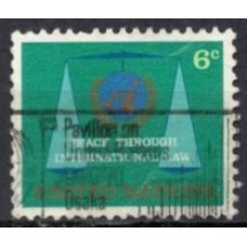 ONN0191UA-SELO 20º ANIVERSÁRIO DA SESSÃO DA COMISSÃO DE DIREITO INTERNACIONAL DA ONU, 6C - ONU NOVA IORQUE - 1969 - U
