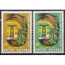 ONN0281N-SÉRIE UTILIZAÇÃO DA ENERGIA ATÊMICA PARA FINS PACÍFICOS - ONU NOVA IORQUE - 1977 - N