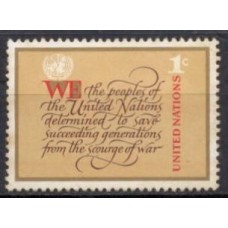 ONN0283NA-SELO REGULAR, CARTA DAS NAÇÕES UNIDAS - ONU NOVA IORQUE - 1978 - N