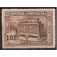 POR0328N-SELO 4º CENTENÁRIO DE NASCIMENTO DO POETA LUIZ DE CAMÕES, 10E - PORTUGAL - 1924 - N POR0328N-SELO 4º CENTENÁRIO DE NASCIMENTO DO POETA LUIZ DE CAMÕES, 10E - PORTUGAL - 1924 - N