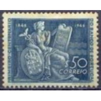 POR0683N-SELO CENTENÁRIO DO BANCO DE PORTUGAL - PORTUGAL - 1946 - N POR0683N-SELO CENTENÁRIO DO BANCO DE PORTUGAL - PORTUGAL - 1946 - N