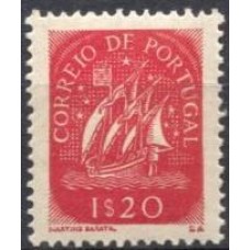 POR0709N-SELO CARAVELA, 1,20E - PORTUGAL - 1949 - N