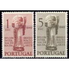 POR0724N-SÉRIE 16º CONGRESSO INTERNACIONAL DA HISTÓRIA DA ARTE ROMANA - PORTUGAL - 1949 - N