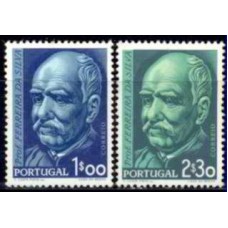 POR0829N-SÉRIE CENTENÁRIO DE NASCIMENTO DO QUÍMICO FERREIRA DA SILVA - PORTUGAL - 1956 - N