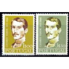 POR0841M-SÉRIE HOMENAGEM AO POETA JOSÉ-JOAQUIM DE CESARIO VERDE - PORTUGAL - 1957 - MINT
