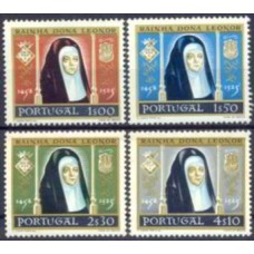 POR0853N-SÉRIE 5º CENTENÁRIO DE NASCIMENTO DA RAINHA DONA LEONOR - PORTUGAL - 1958 - N