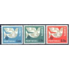 POR0929M-SÉRIE EUROPA - PORTUGAL - 1963 - MINT