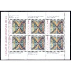 POR1622MF-MINIFOLHA 5 SÉCULOS DO AZULEJO EM PORTUGAL XVI - PORTUGAL - 1984 - MINT