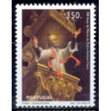 POR2174M-SELO 300º ANIVERSÁRIO DA MORTE DO PADRE ANTONIO VIEIRA - PORTUGAL - 1997 - MINT