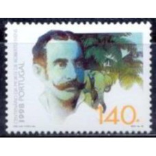 POR2212M-SELO CENTENÁRIO DA MORTE DE ROBERTO IVENS - PORTUGAL - 1998 - MINT