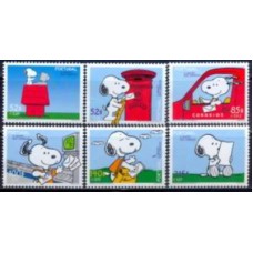 POR2443M-SÉRIE SNOOPY NOS CORREIOS - PORTUGAL -2000 - MINT