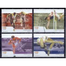 POR2459M-SÉRIE CAMPEONATO MUNDIAL DE ATLETISMO DE PISTA COBERTA - PORTUGAL - 2001 - MINT