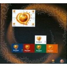 POR2670MF-MINIFOLHA CAMPEONATO EUROPEU DE FUTEBOL UEFA 2004 - PORTUGAL - 2003 - MINT