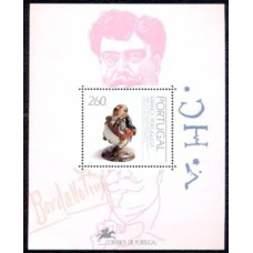 PORB083N-BLOCO FAIANÇA PORTUGUESA III - PORTUGAL - 1992 - N