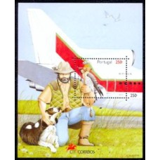 PORB104M-BLOCO ARTE DA FALCONARIA - PORTUGAL - 1994 - MINT